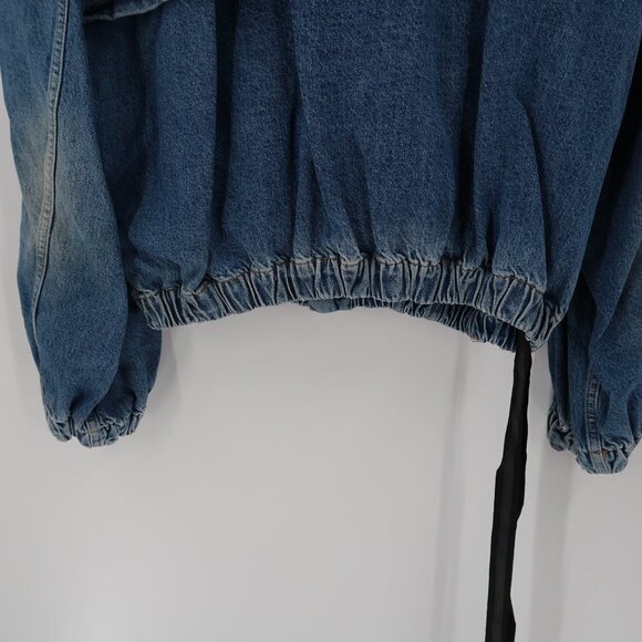 UNRAVEL PROJECT Blue Cotton Oversized Denim Jacket - Blue Size 52 or US XL - Picture 8 of 8
